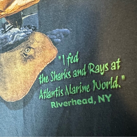 Vtg Atlantis Marine World NY T Shirt - Picture 3 of 11